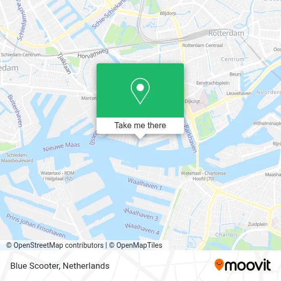 Blue Scooter map