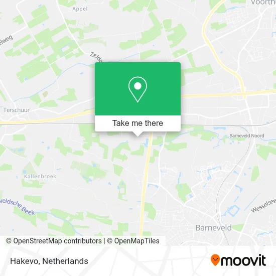 Hakevo map