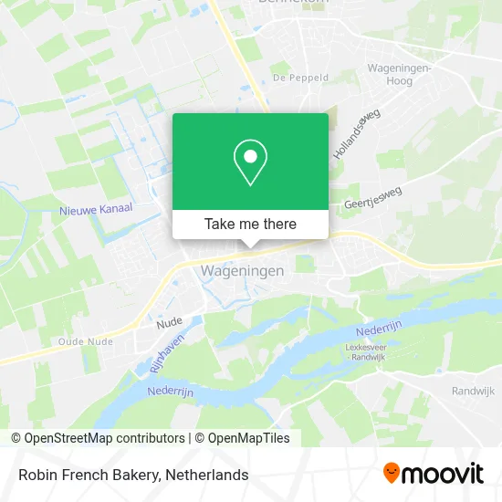 Robin French Bakery map