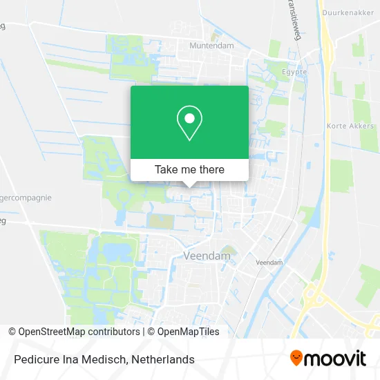 Pedicure Ina Medisch map