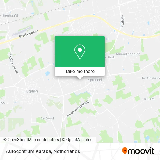 Autocentrum Karaba Karte