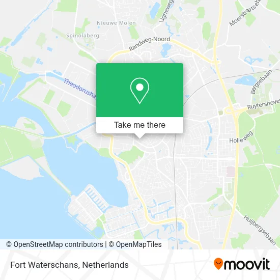 Fort Waterschans map