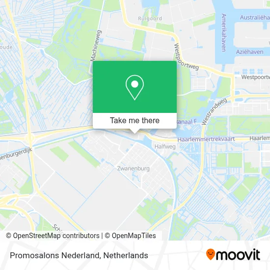 Promosalons Nederland map