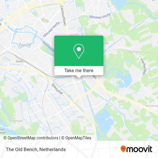 The Old Bench map