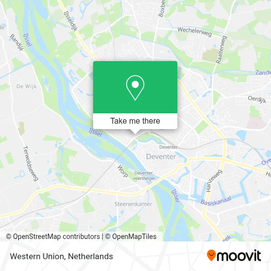 Western Union map