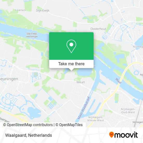 Waalgaard map
