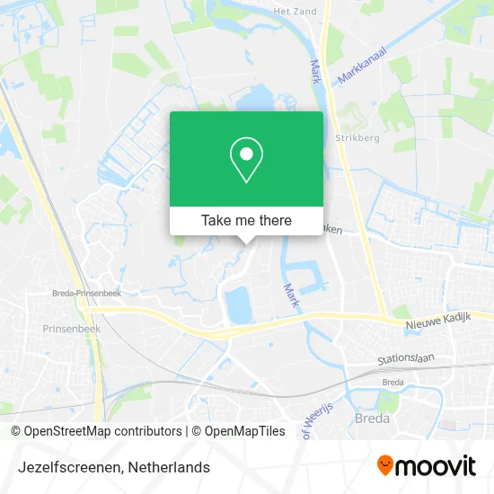 Jezelfscreenen map
