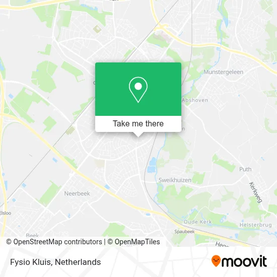 Fysio Kluis map