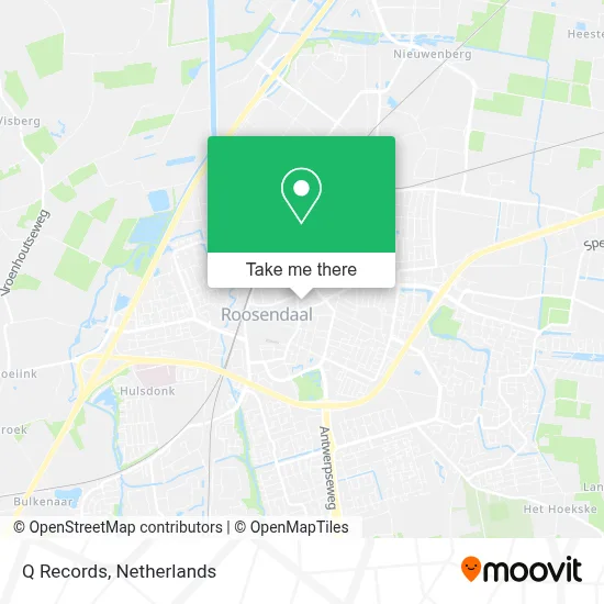 Q Records map