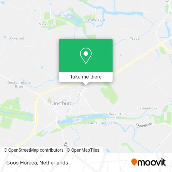 Goos Horeca map