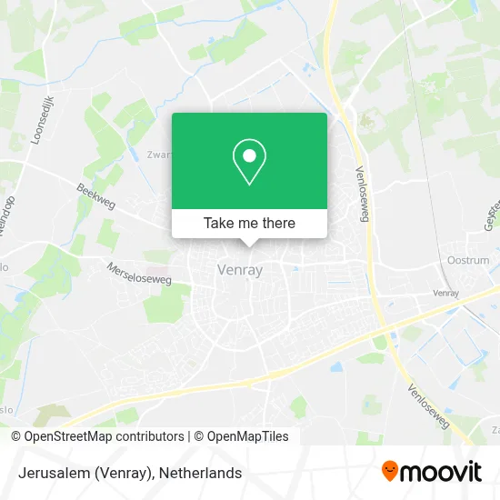 Jerusalem (Venray) map