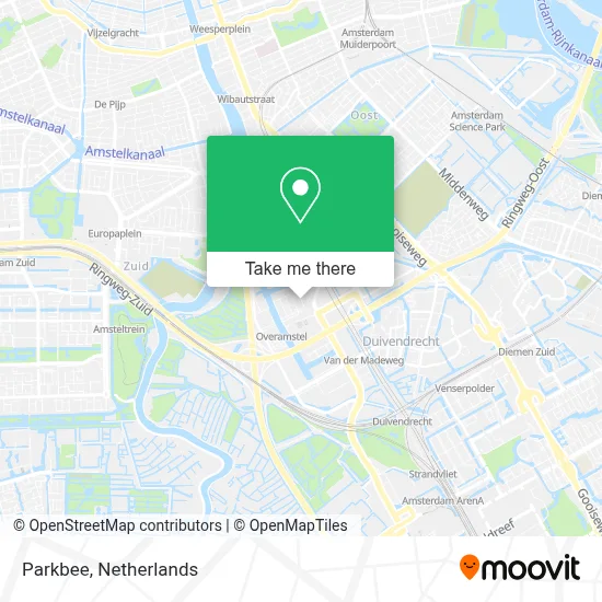 Parkbee map