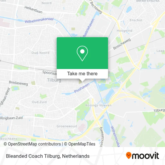 Bleanded Coach Tilburg Karte