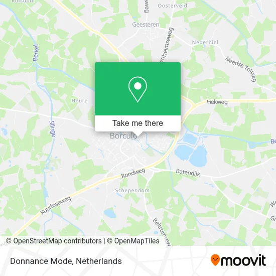 Donnance Mode map