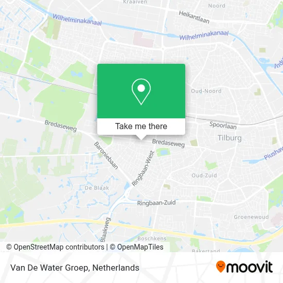 Van De Water Groep map