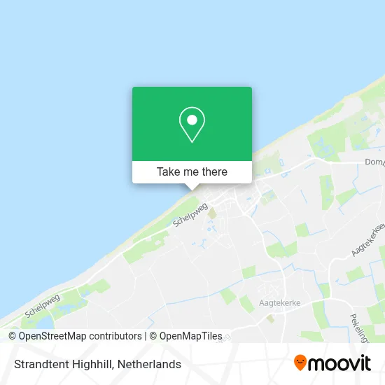 Strandtent Highhill map