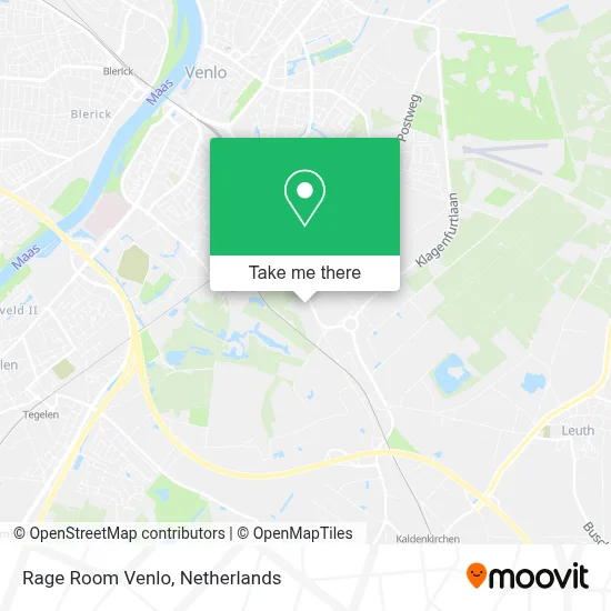 Rage Room Venlo map
