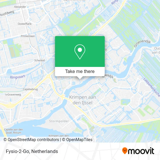 Fysio-2-Go map