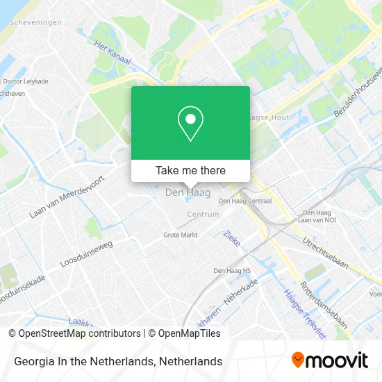 Georgia In the Netherlands map