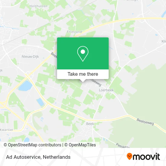 Ad Autoservice map