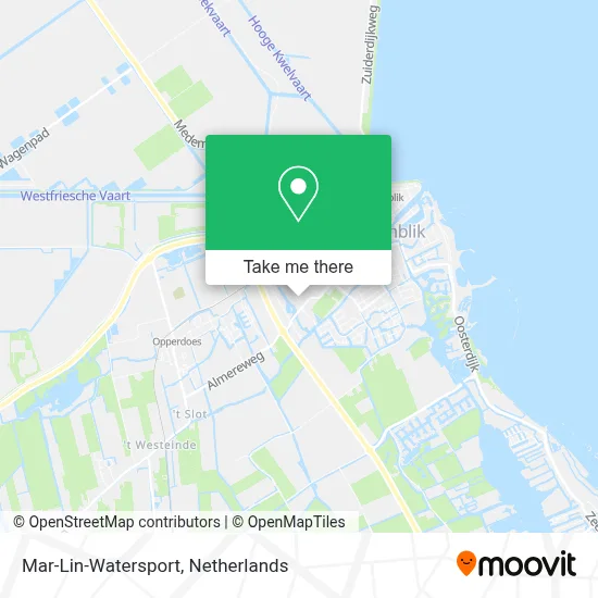 Mar-Lin-Watersport map
