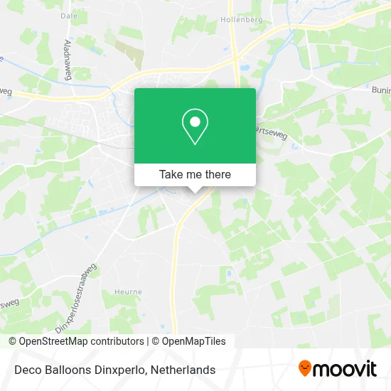Deco Balloons Dinxperlo map