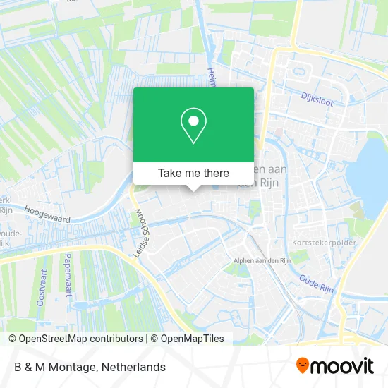 B & M Montage map