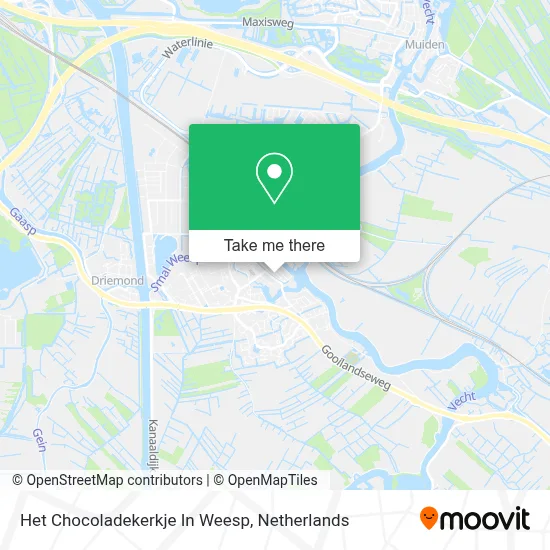 Het Chocoladekerkje In Weesp map