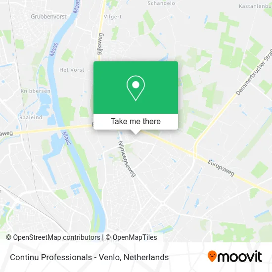 Continu Professionals - Venlo Karte