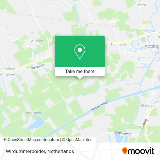 Wirdummerpolder map