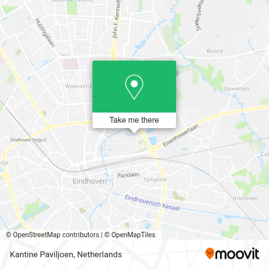 Kantine Paviljoen map