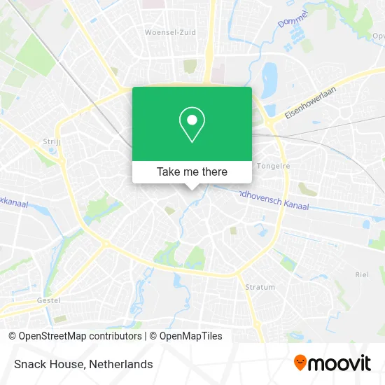 Snack House map