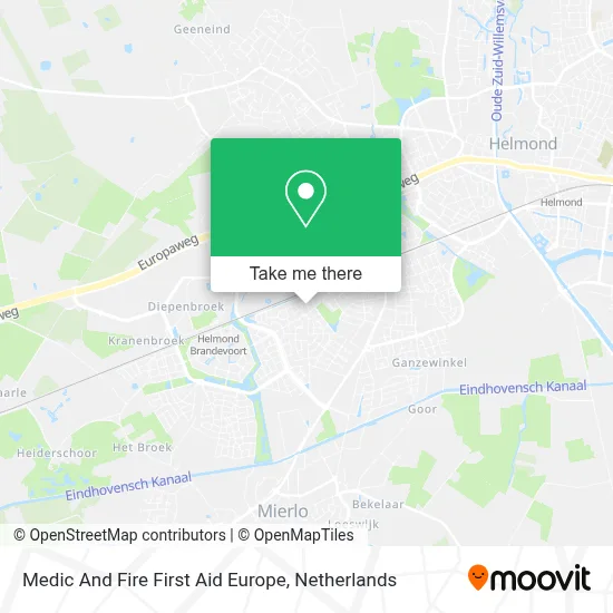 Medic And Fire First Aid Europe map