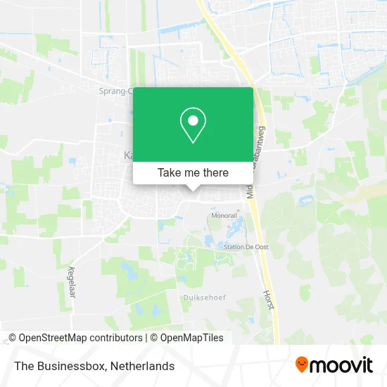 The Businessbox map