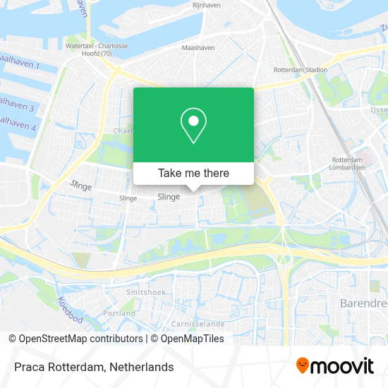 Praca Rotterdam map