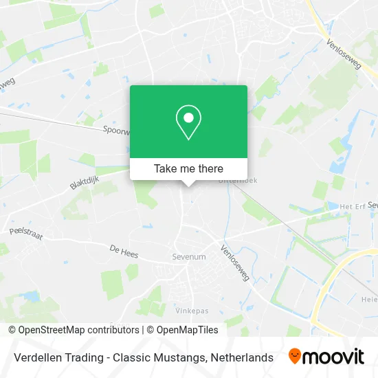 Verdellen Trading - Classic Mustangs map