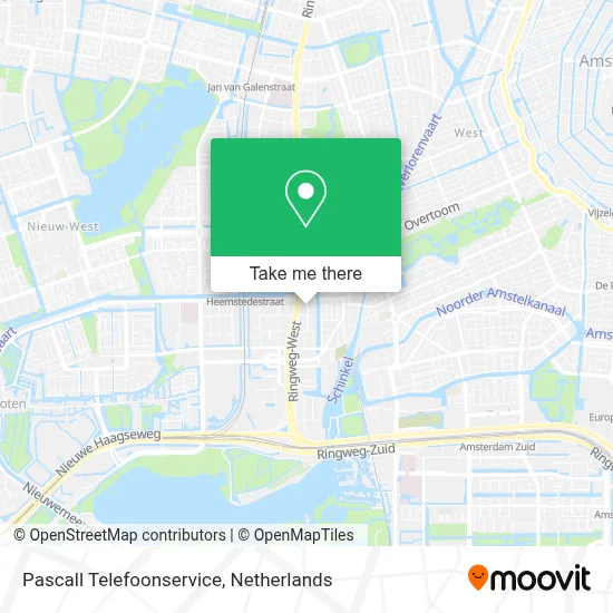 Pascall Telefoonservice map