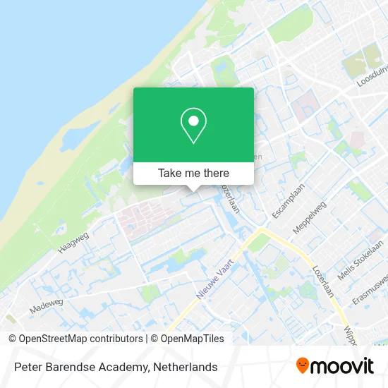 Peter Barendse Academy map