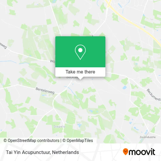 Tai Yin Acupunctuur map