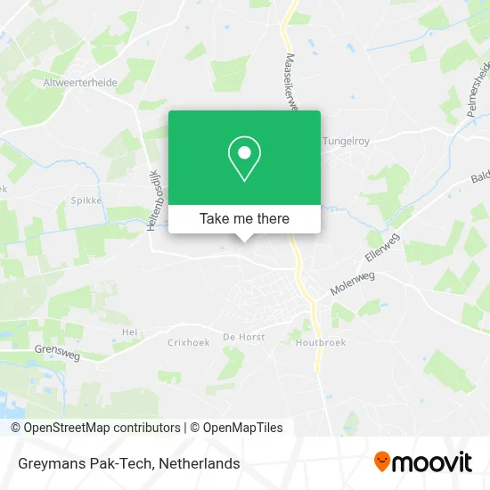 Greymans Pak-Tech map