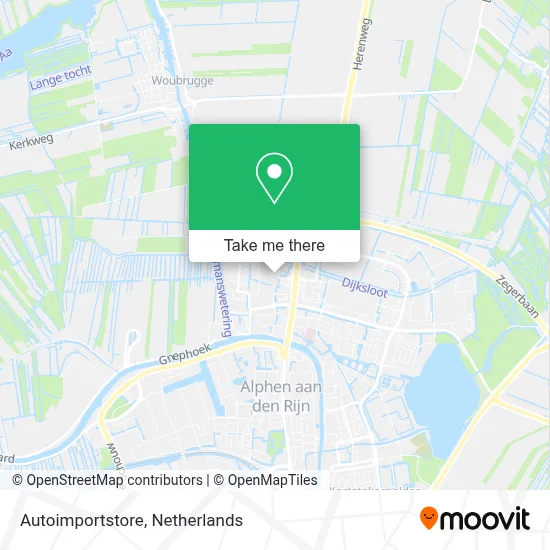 Autoimportstore Karte
