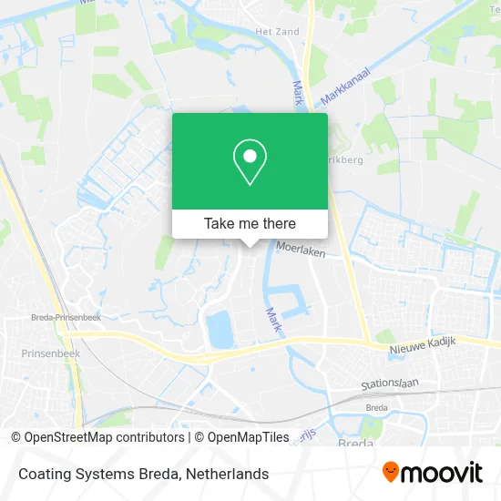 Coating Systems Breda Karte