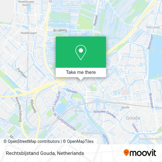 Rechtsbijstand Gouda map