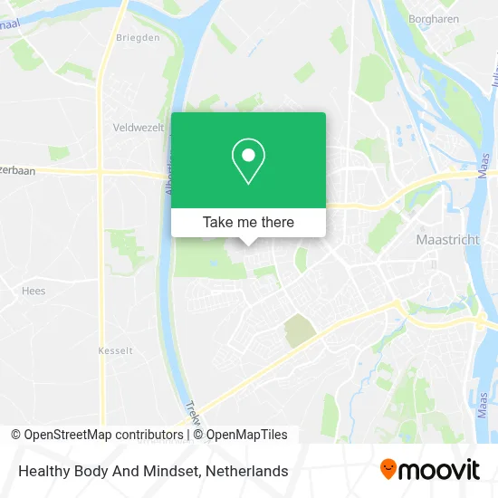 Healthy Body And Mindset map