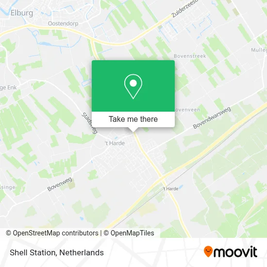 Shell Station map