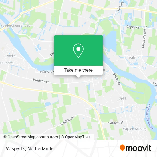 Vosparts map