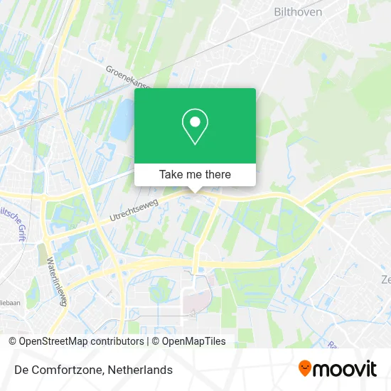 De Comfortzone Karte