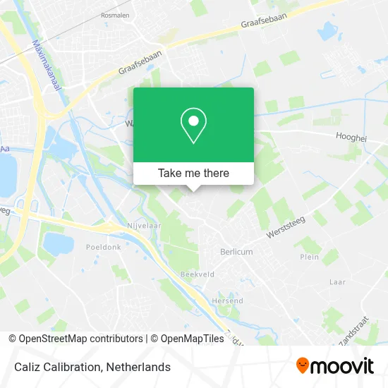 Caliz Calibration map