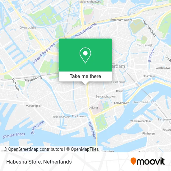 Habesha Store map
