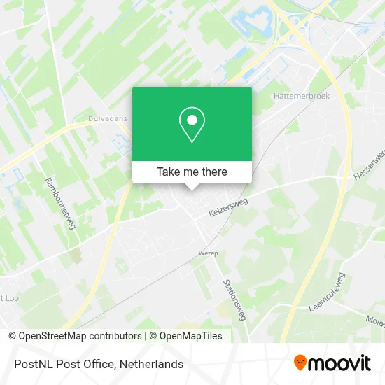Postnl Postkantoor map
